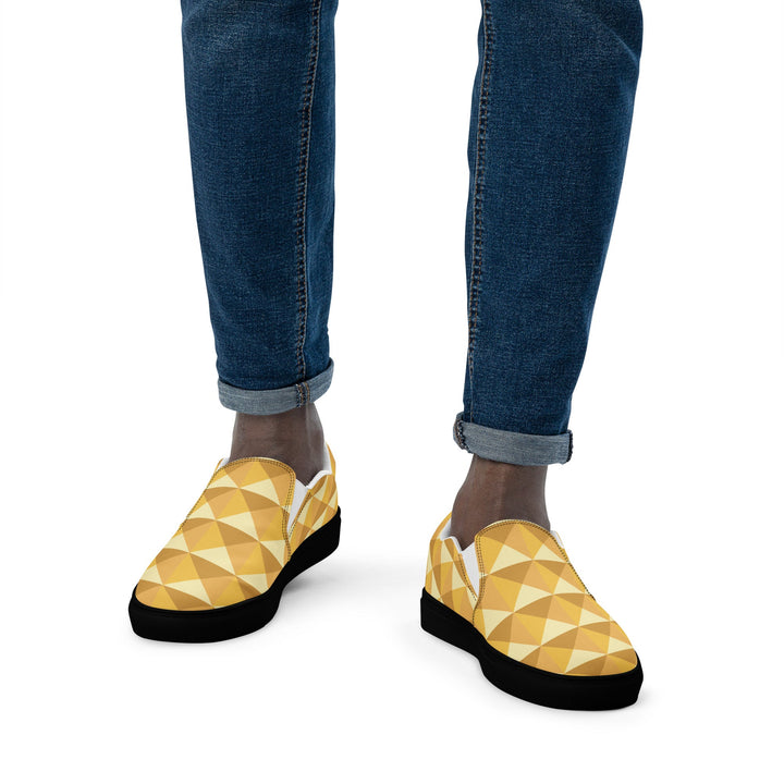 Men’s slip - on canvas shoes - Divine Janisal Design