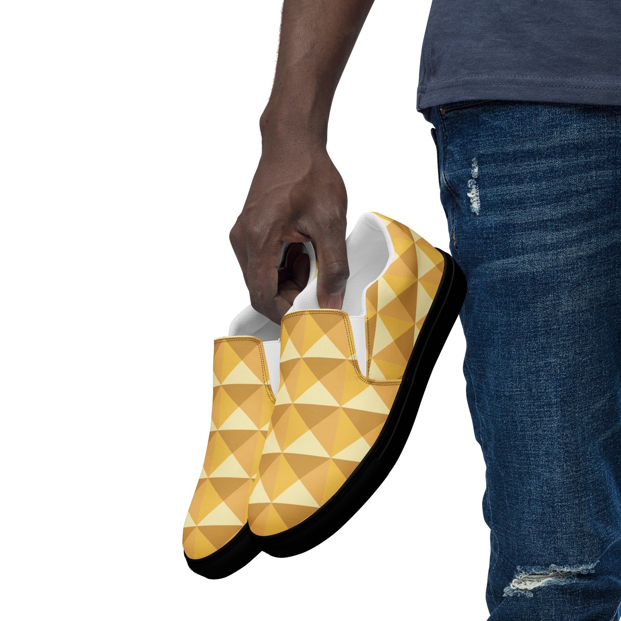 Men’s slip - on canvas shoes - Divine Janisal Design