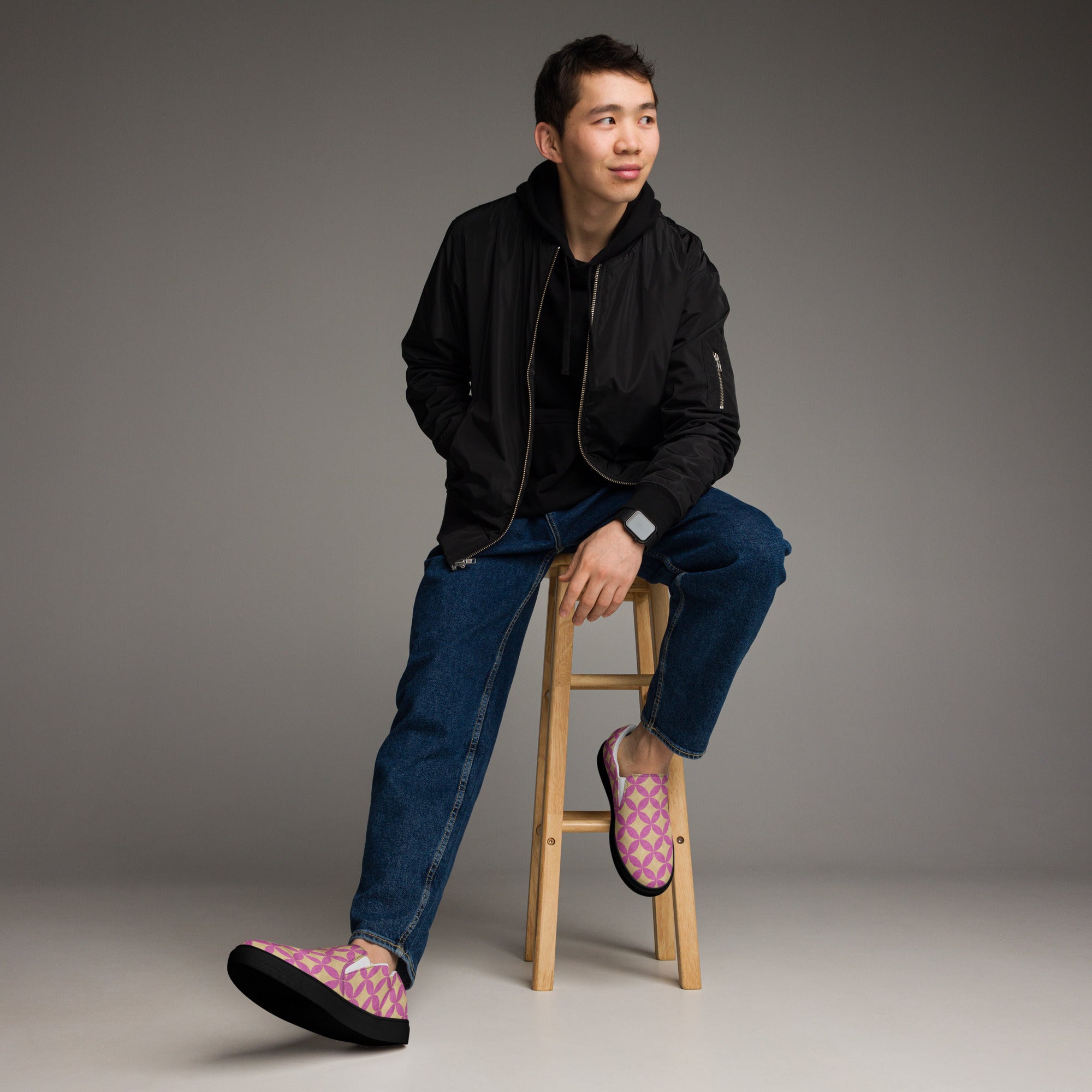 Men’s slip - on canvas shoes - Divine Janisal Design