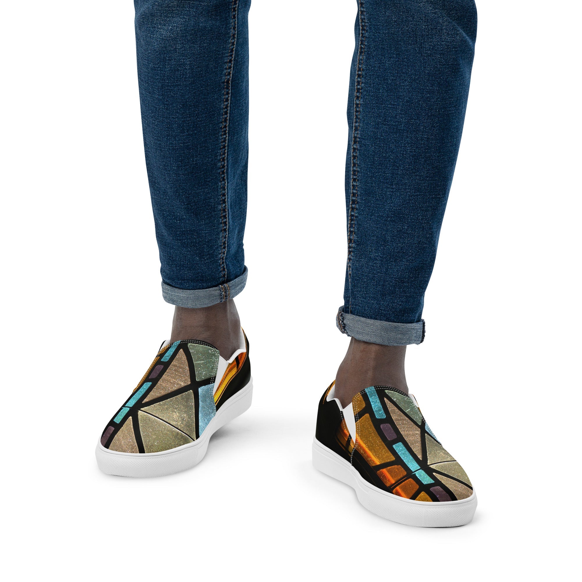 Men’s slip - on canvas shoes - Divine Janisal Design