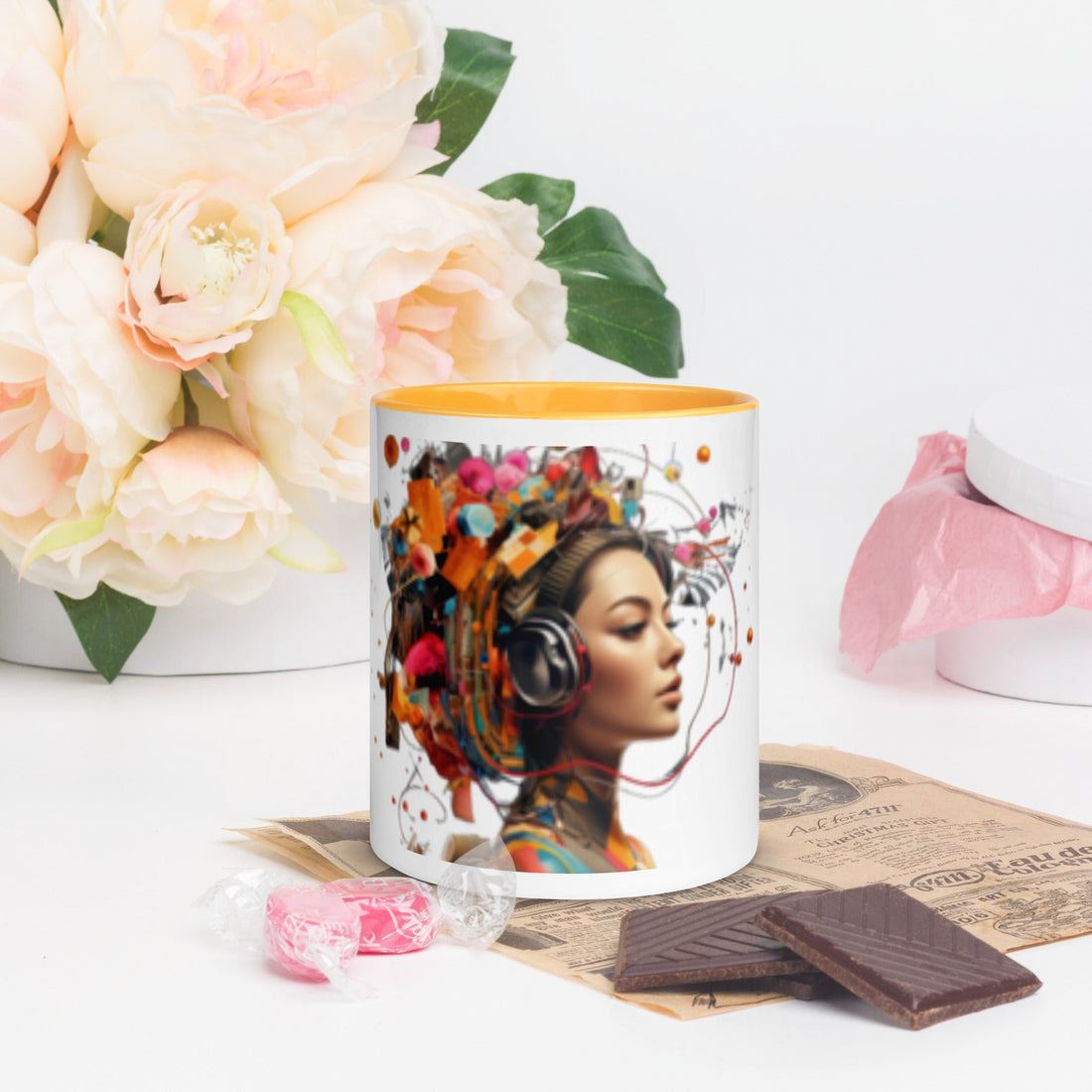 Mug with Color Inside - Divine Janisal Design