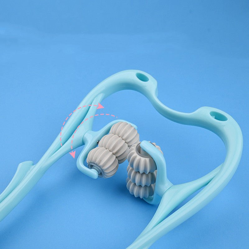 Multifunctional Manual Six - wheel Neck Massager - Divine Janisal Design