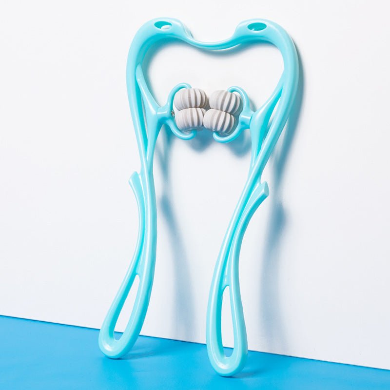 Multifunctional Manual Six - wheel Neck Massager - Divine Janisal Design