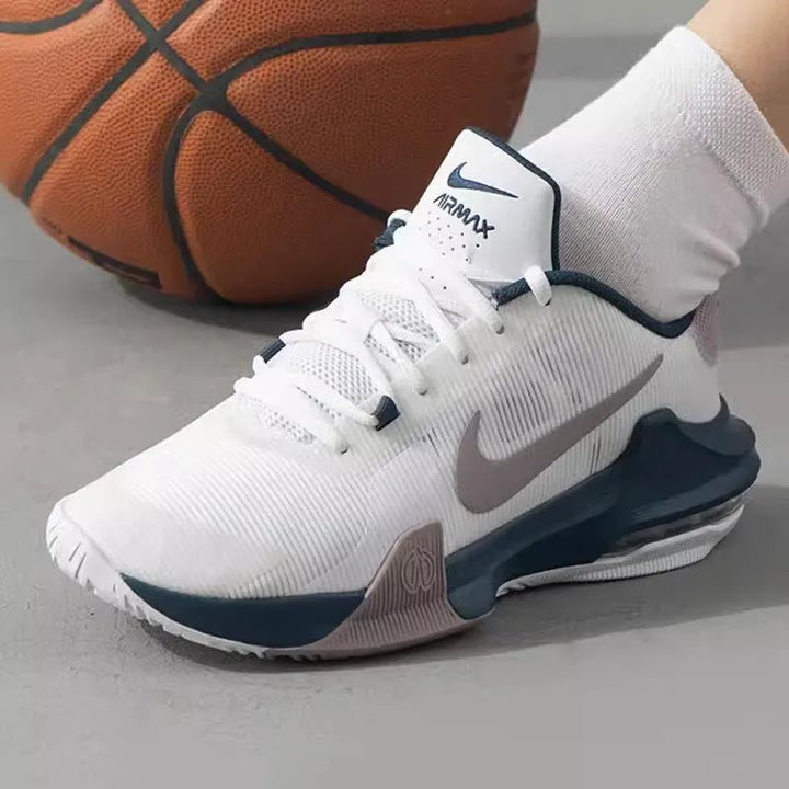 Nike men's shoes new AIR MAX IMPACT 4 air cushion shoes low wear cushioned basketball shoes sports shoes - Divine Janisal Design