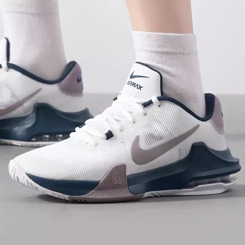 Nike men's shoes new AIR MAX IMPACT 4 air cushion shoes low wear cushioned basketball shoes sports shoes - Divine Janisal Design