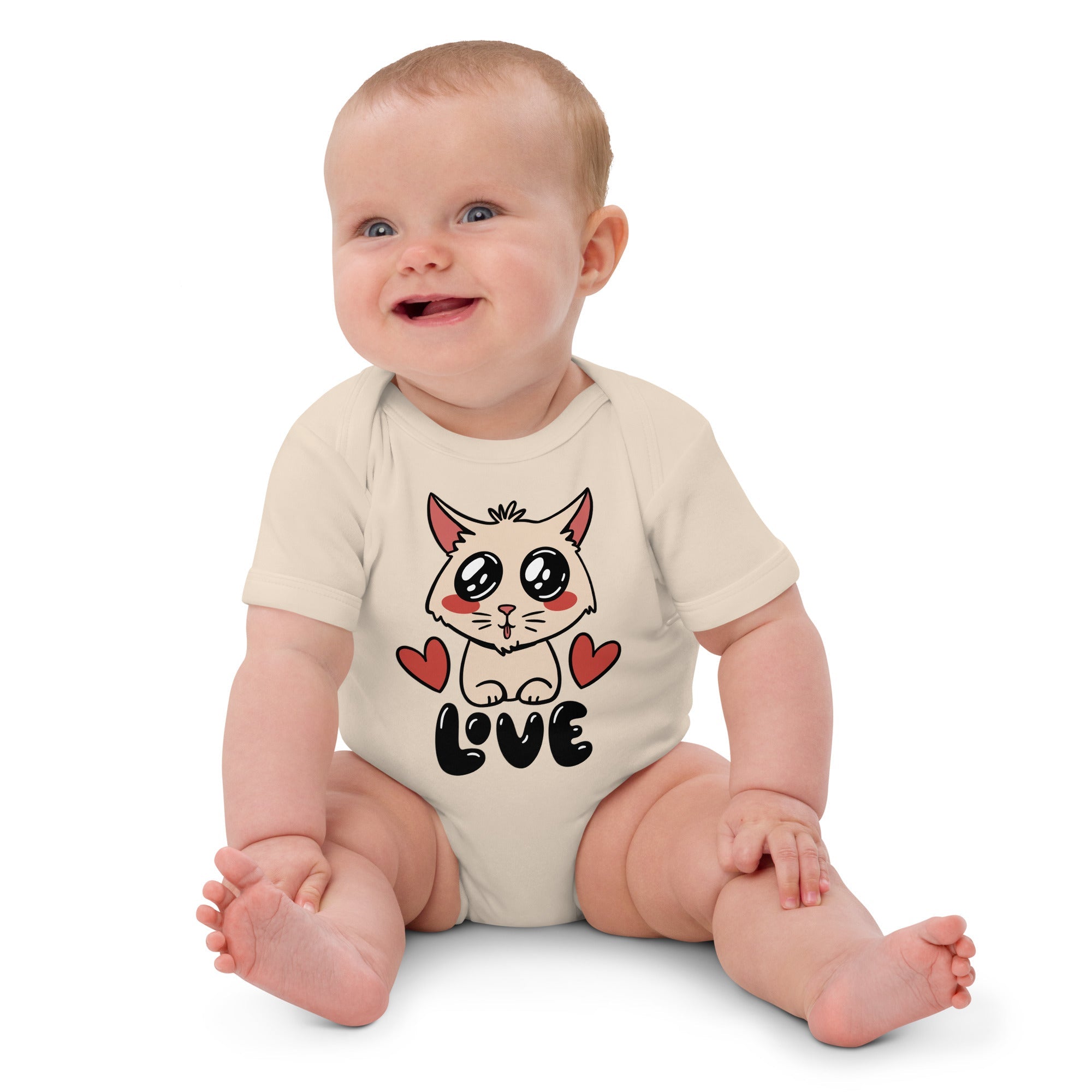 Organic cotton baby bodysuit - Divine Janisal Design