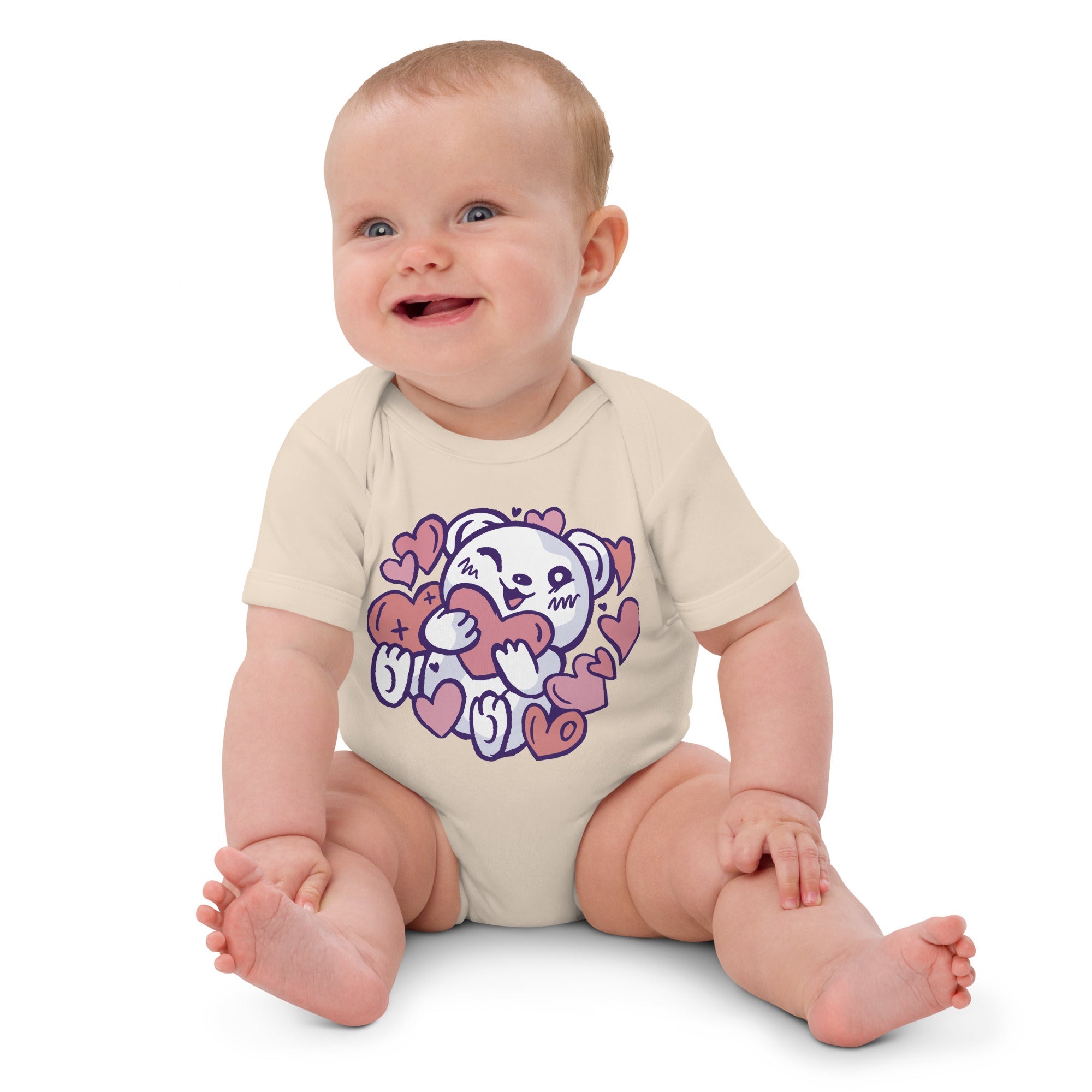 Organic cotton baby bodysuit - Divine Janisal Design