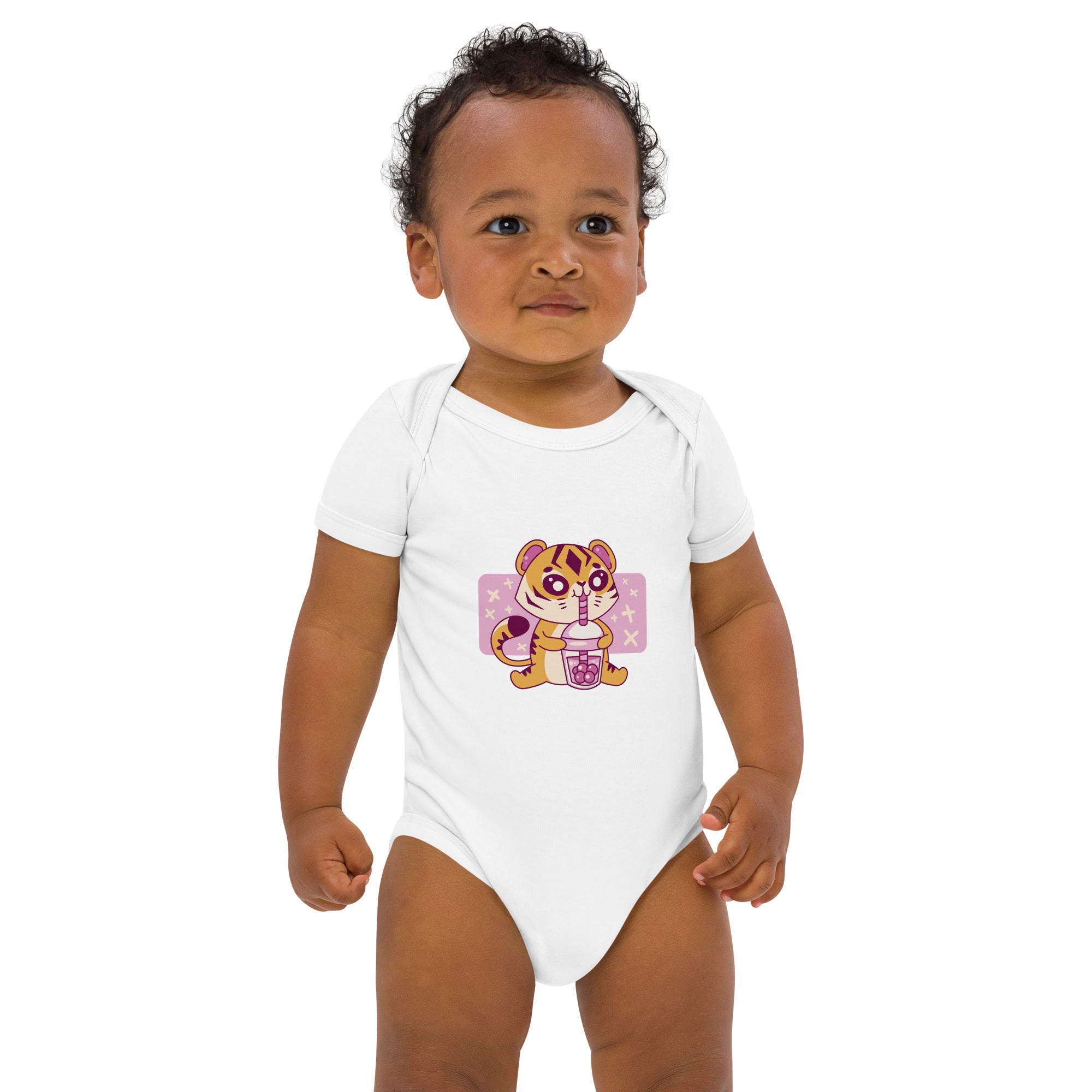 Organic cotton baby bodysuit - Divine Janisal Design