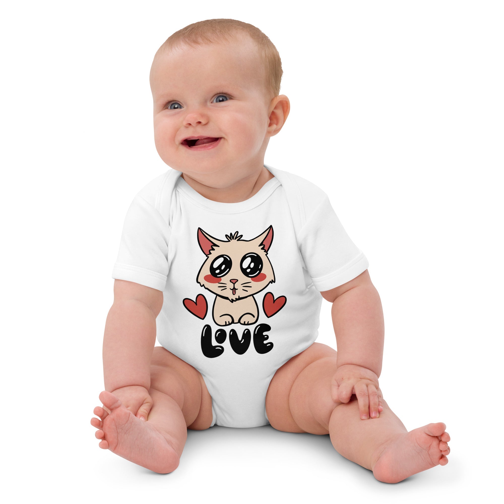 Organic cotton baby bodysuit - Divine Janisal Design