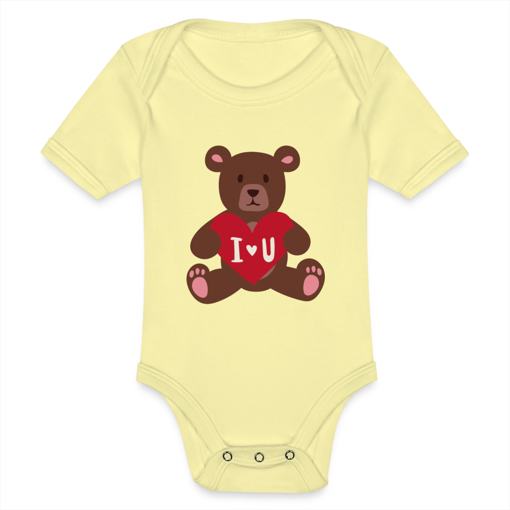 Organic Short - sleeved Baby Bodysuit - Divine Janisal Design