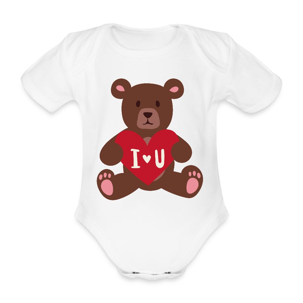 Organic Short - sleeved Baby Bodysuit - Divine Janisal Design
