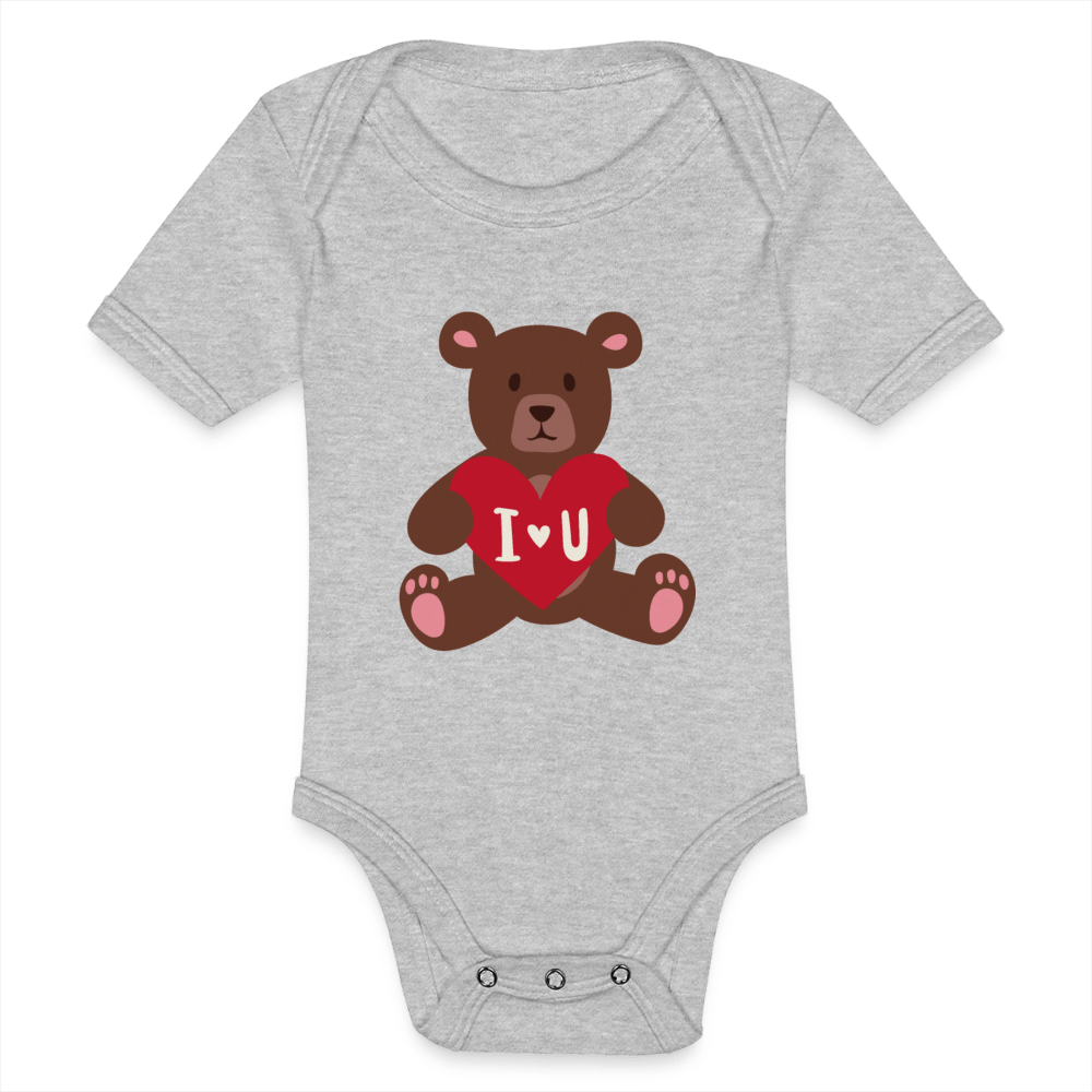 Organic Short - sleeved Baby Bodysuit - Divine Janisal Design
