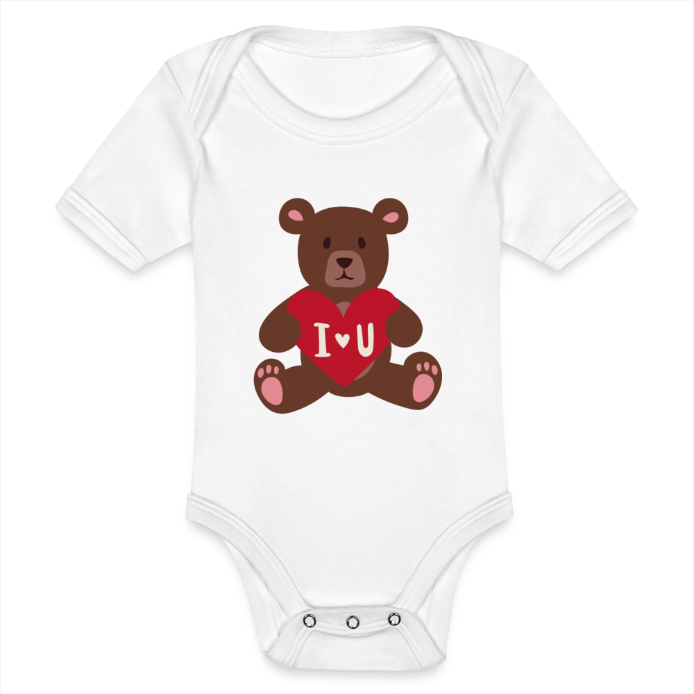Organic Short - sleeved Baby Bodysuit - Divine Janisal Design