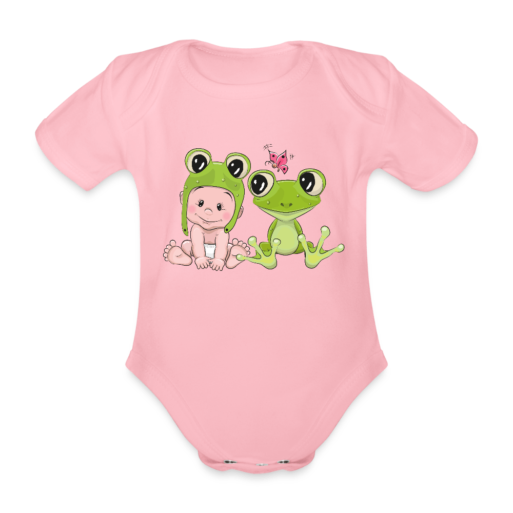 Organic Short - sleeved Baby Bodysuit - Divine Janisal Design