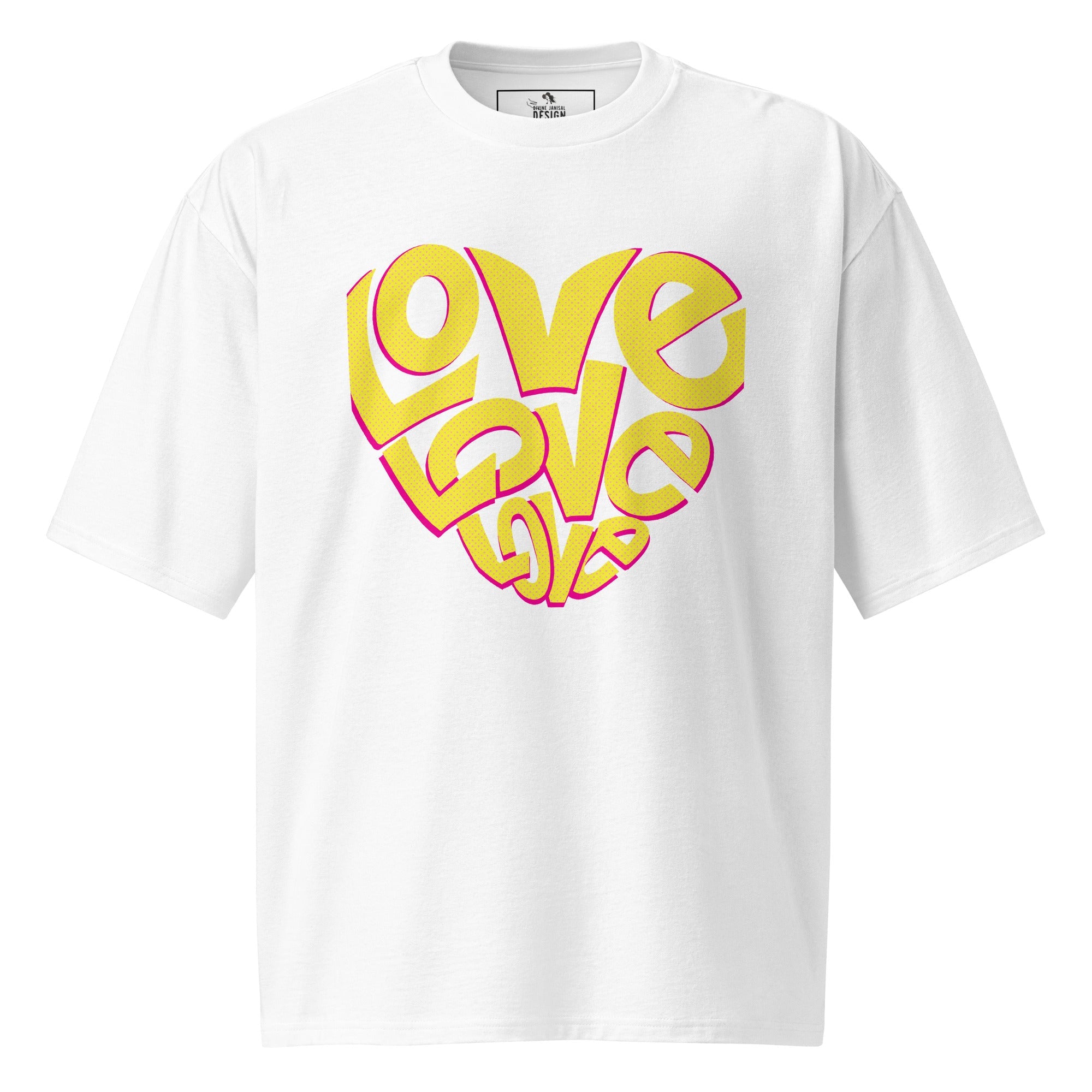 Oversized heavyweight t-shirt - Divine Janisal Design