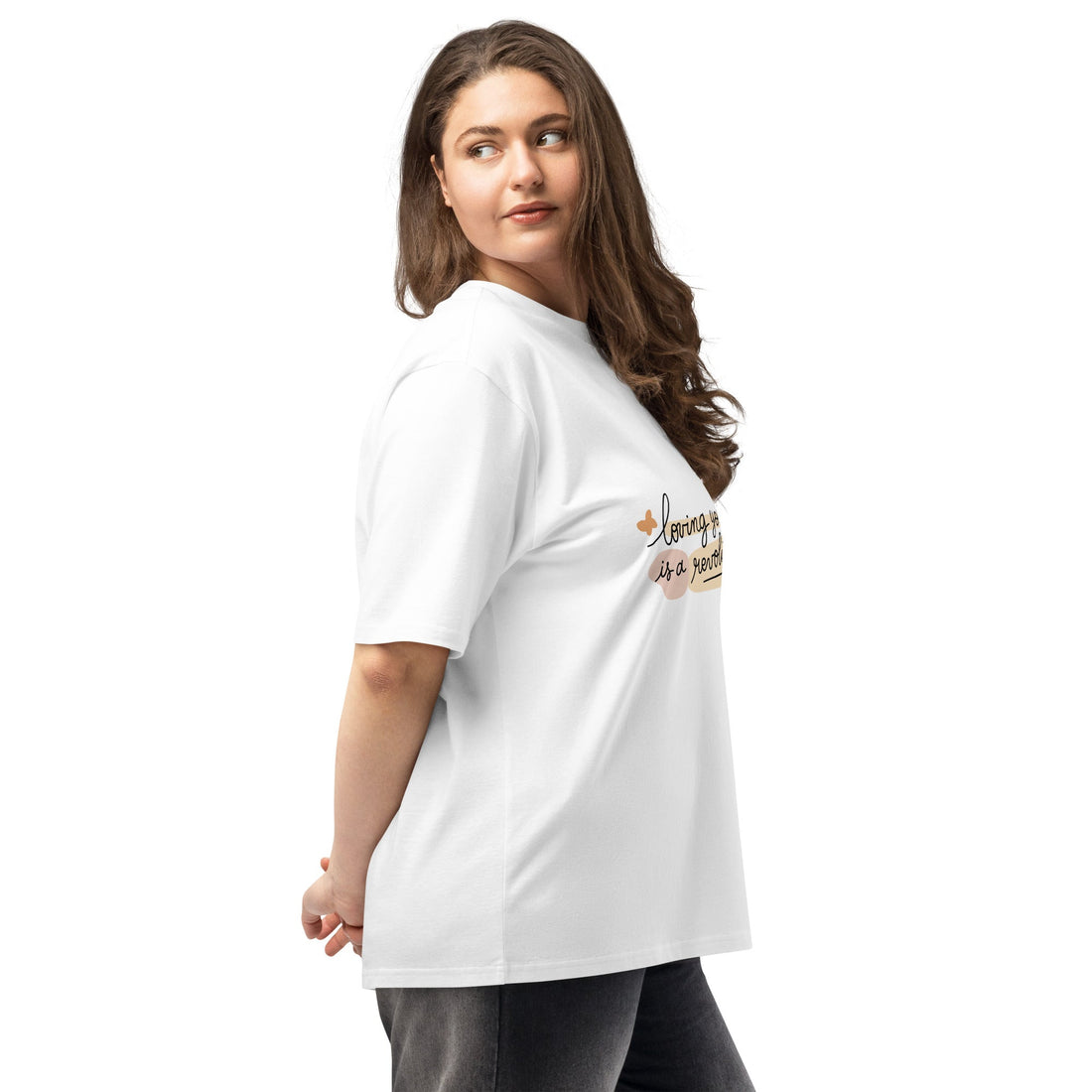 Oversized heavyweight t-shirt - Divine Janisal Design
