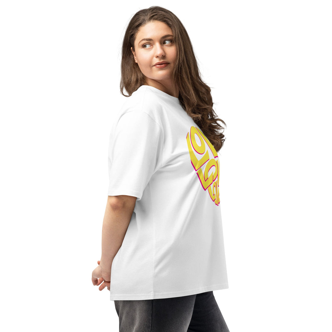 Oversized heavyweight t-shirt - Divine Janisal Design