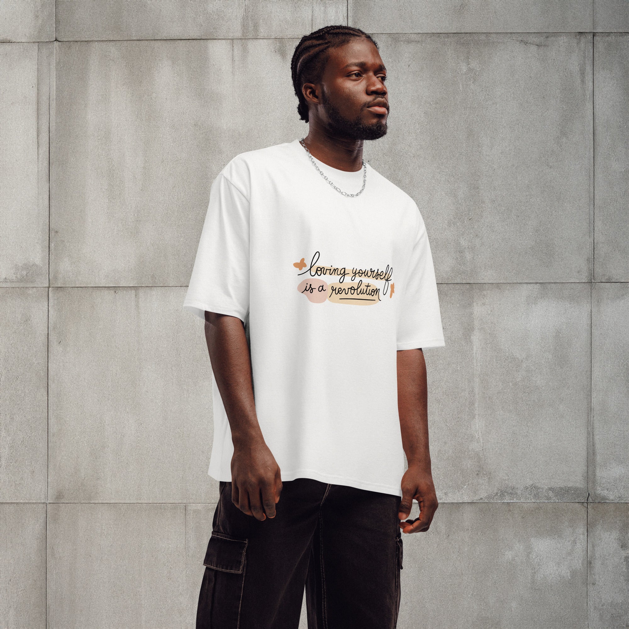 Oversized heavyweight t-shirt - Divine Janisal Design