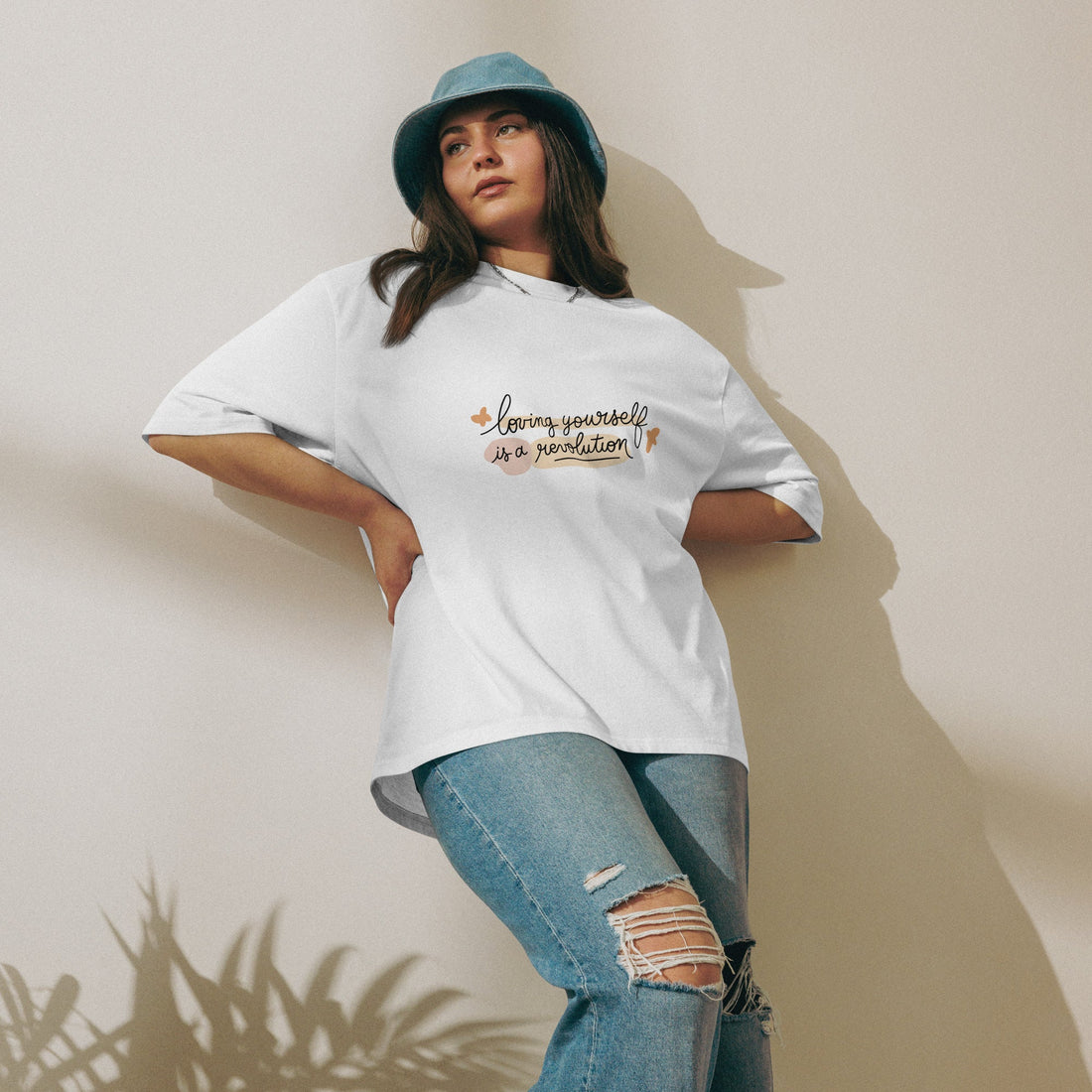 Oversized heavyweight t-shirt - Divine Janisal Design