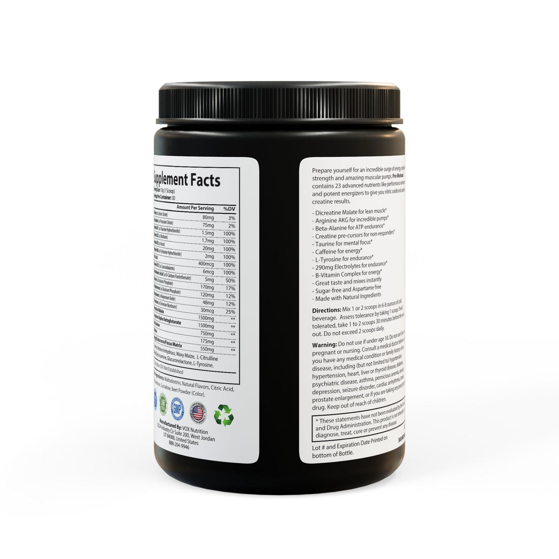 Pre - Workout Supplement, Watermelon (300g, 10.58oz) - Divine Janisal Design