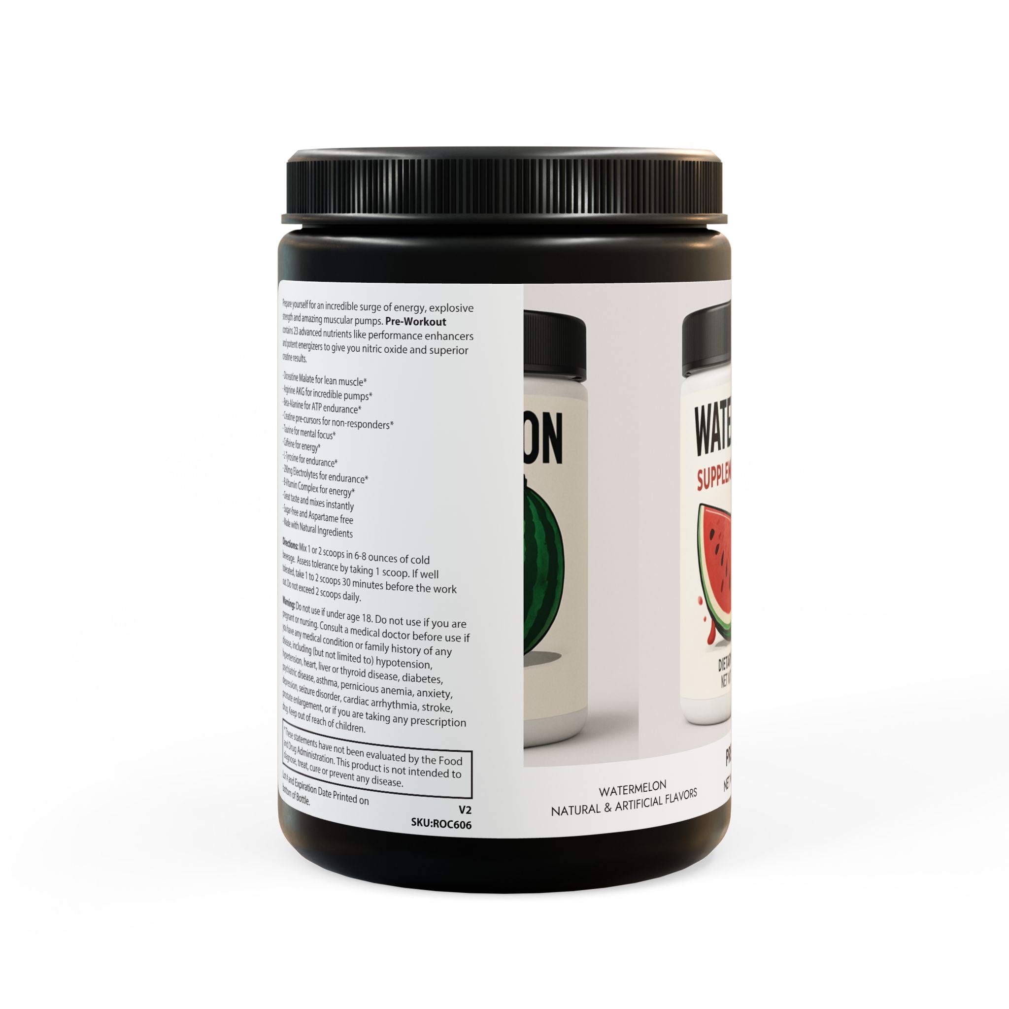 Pre - Workout Supplement, Watermelon (300g, 10.58oz) - Divine Janisal Design