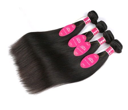 Real human hair straight wave human hair hair curtain natural color wig hair extension - Divine Janisal Design