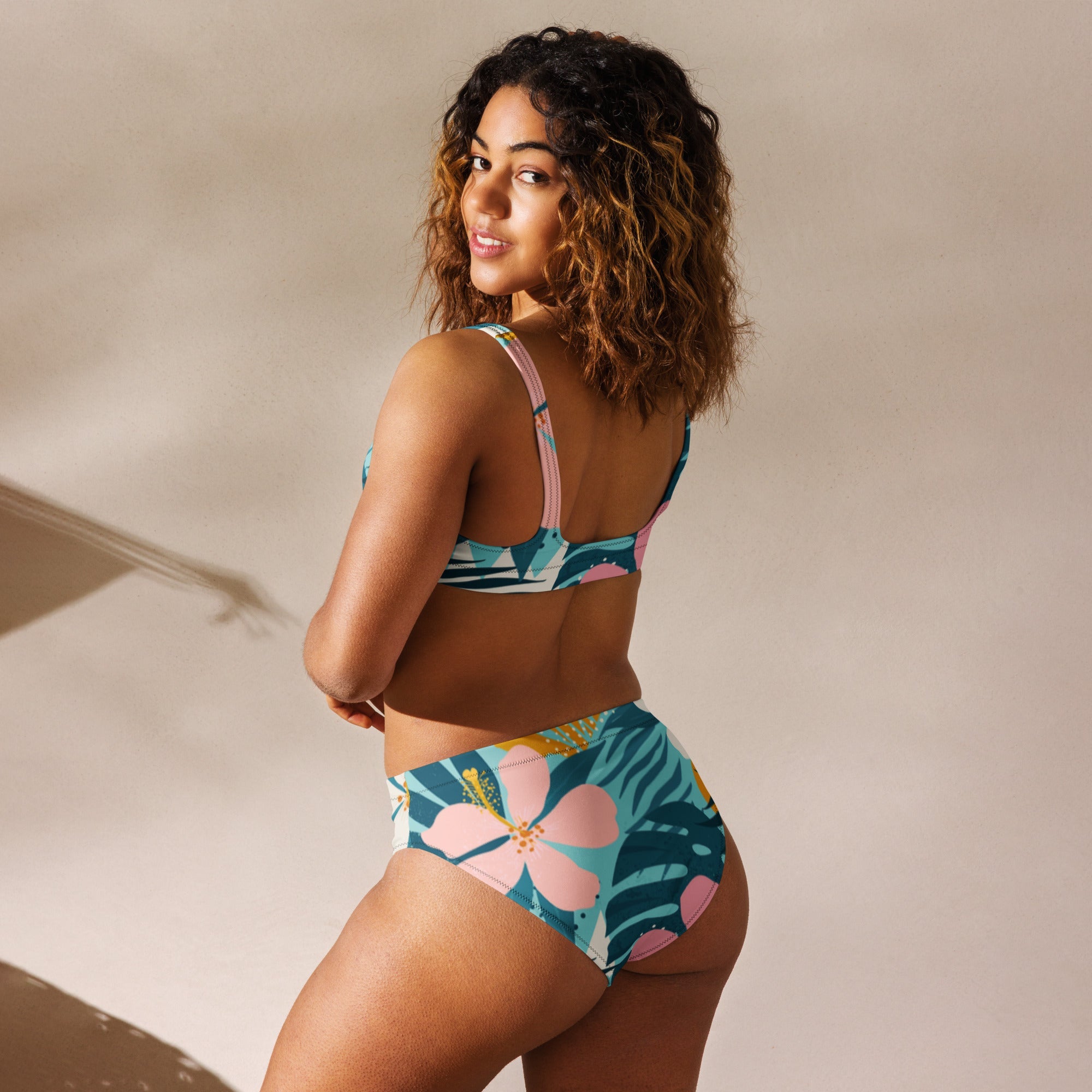 Recycled high - waisted bikini - Divine Janisal Design