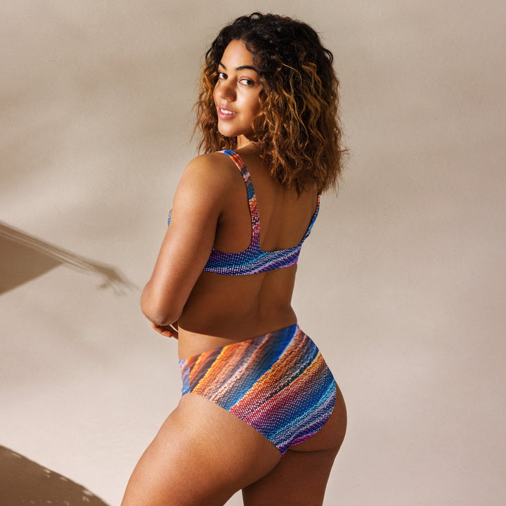 Recycled high - waisted bikini - Divine Janisal Design