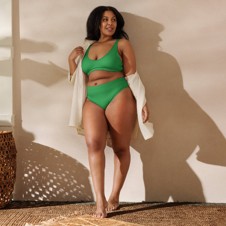 Recycled high - waisted bikini - Divine Janisal Design