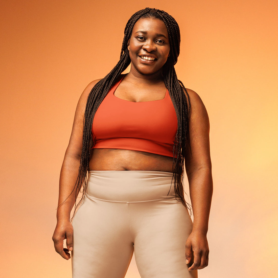 Recycled Longline Sports Bra - Divine Janisal Design