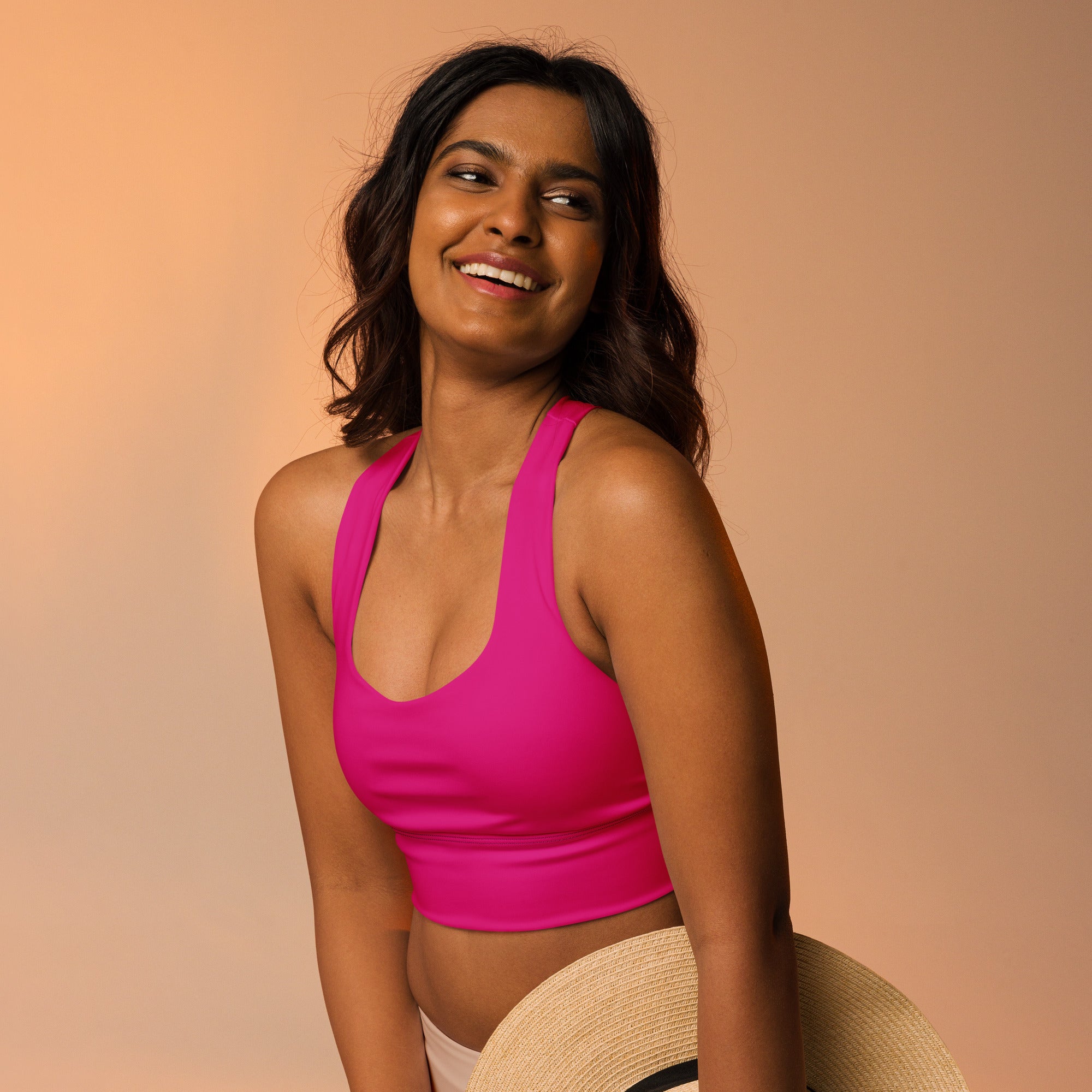Recycled Longline Sports Bra - Divine Janisal Design