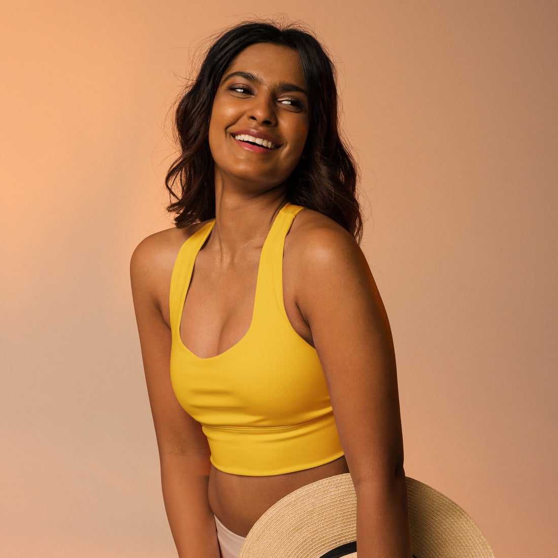 Recycled Longline Sports Bra - Divine Janisal Design