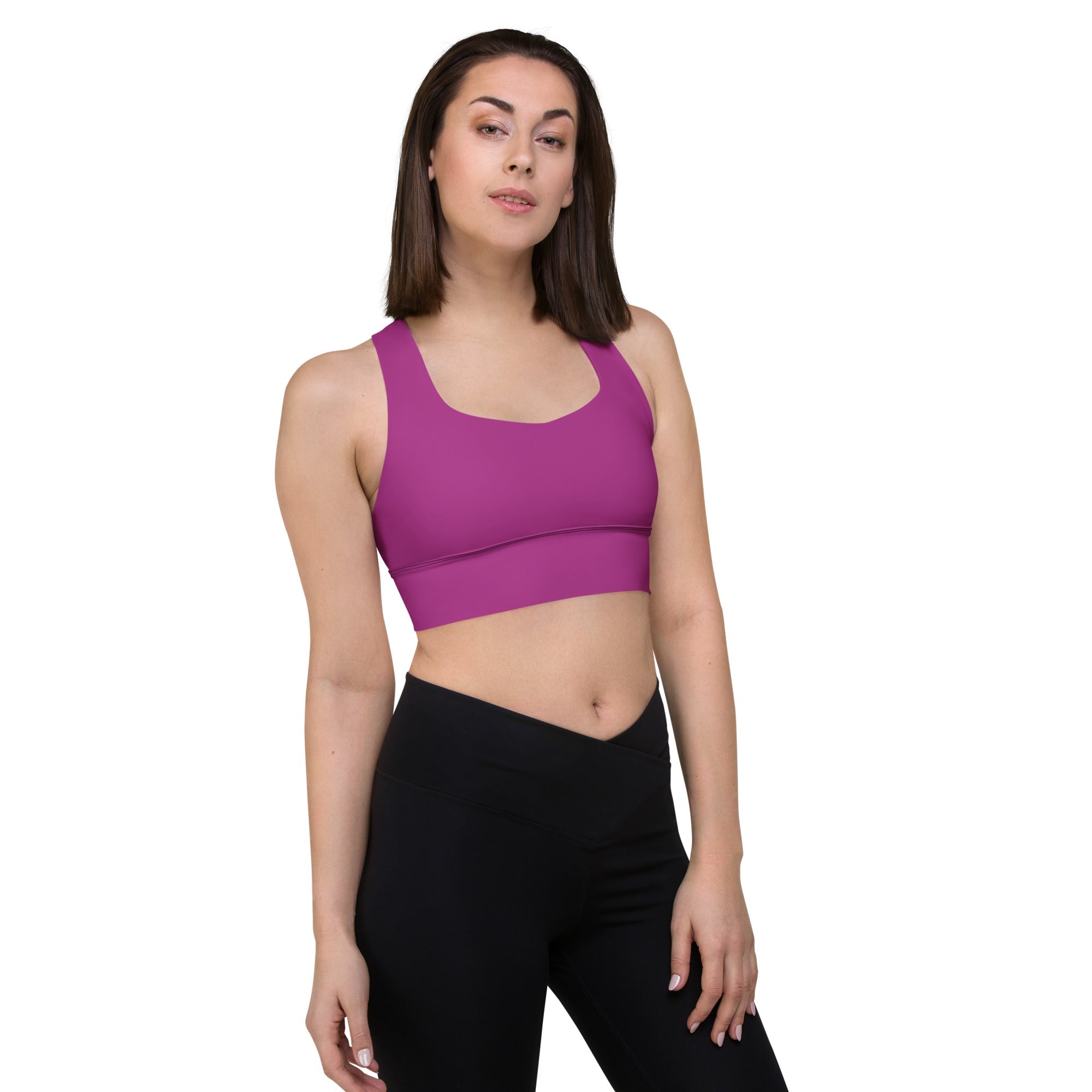 Recycled Longline Sports Bra - Divine Janisal Design