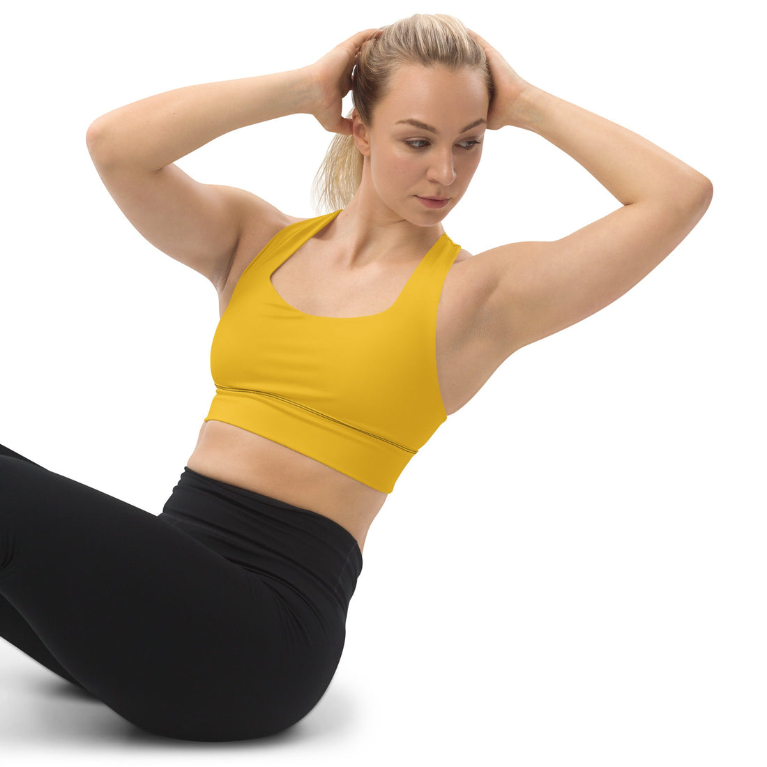Recycled Longline Sports Bra - Divine Janisal Design