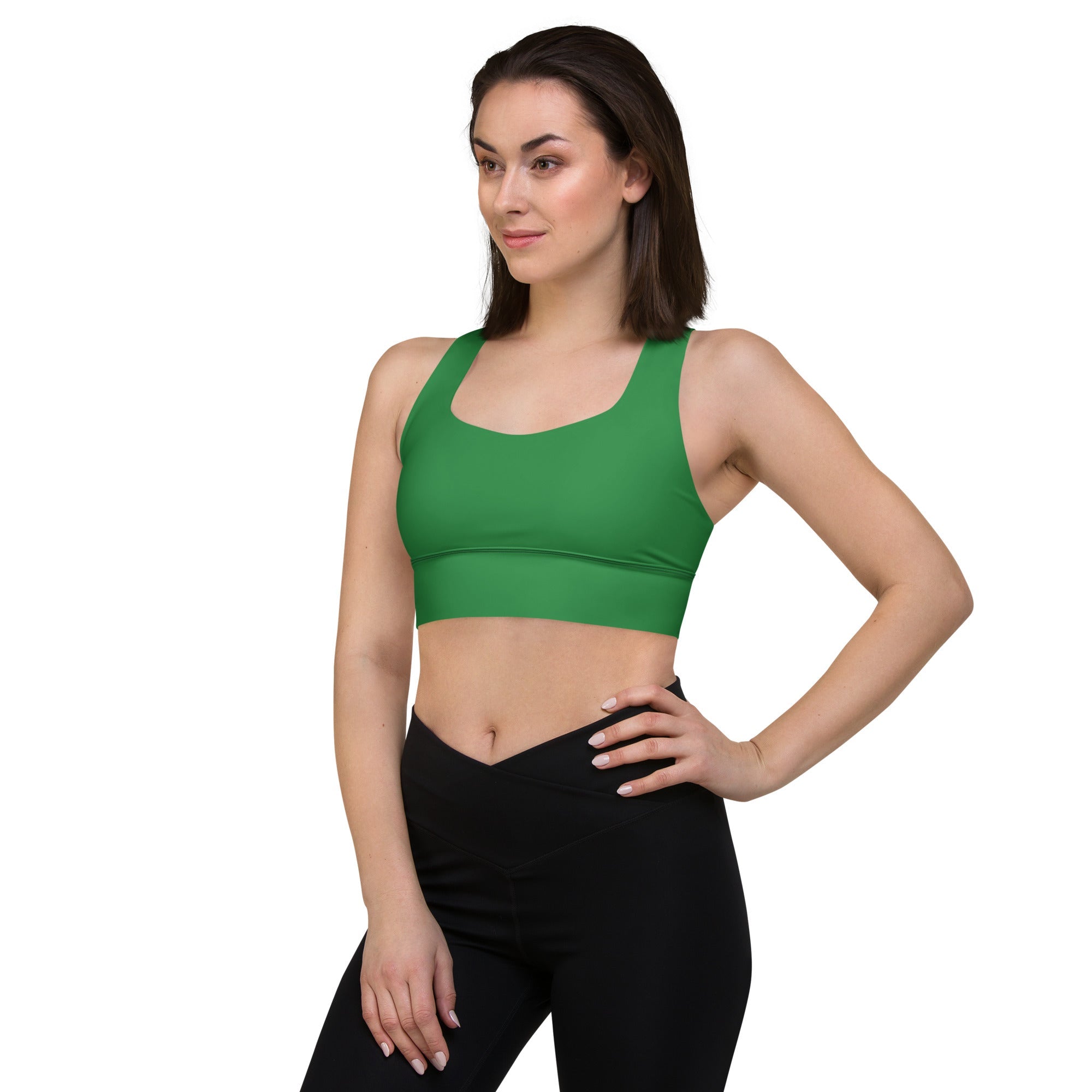 Recycled Longline Sports Bra - Divine Janisal Design