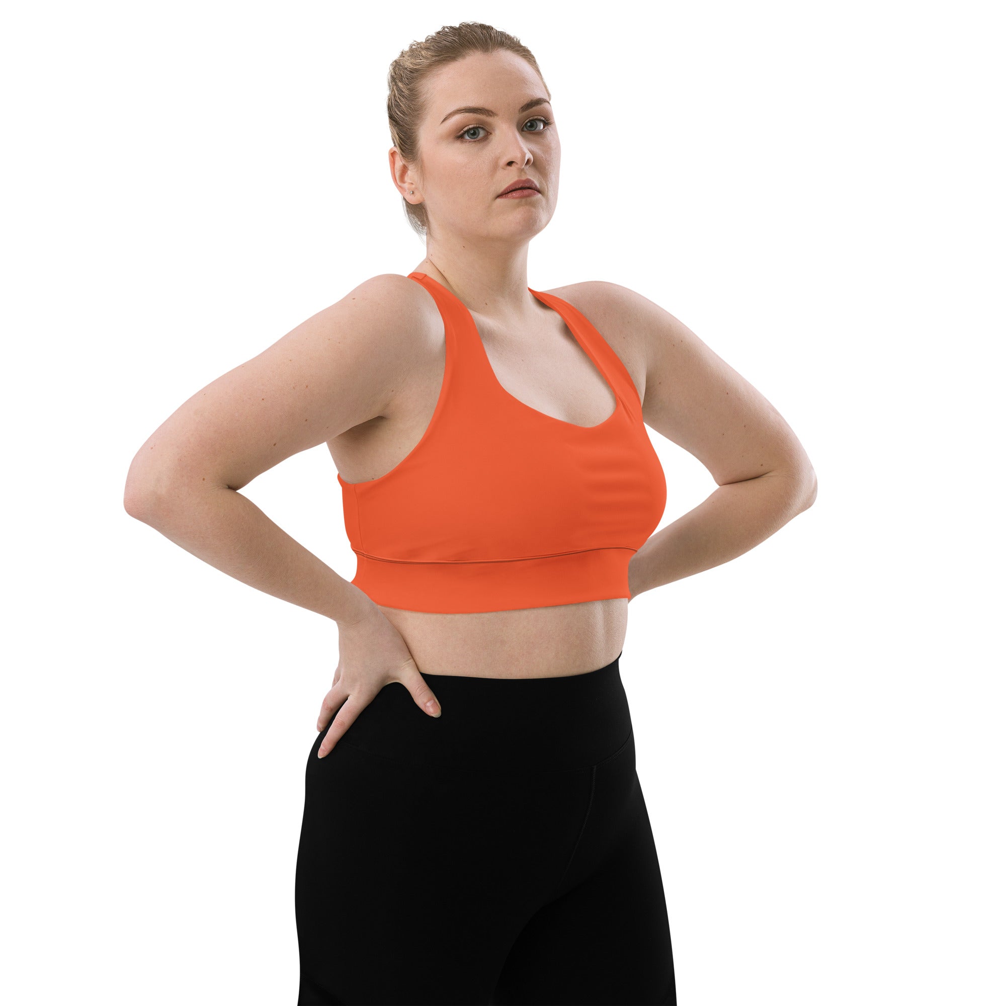 Recycled Longline Sports Bra - Divine Janisal Design