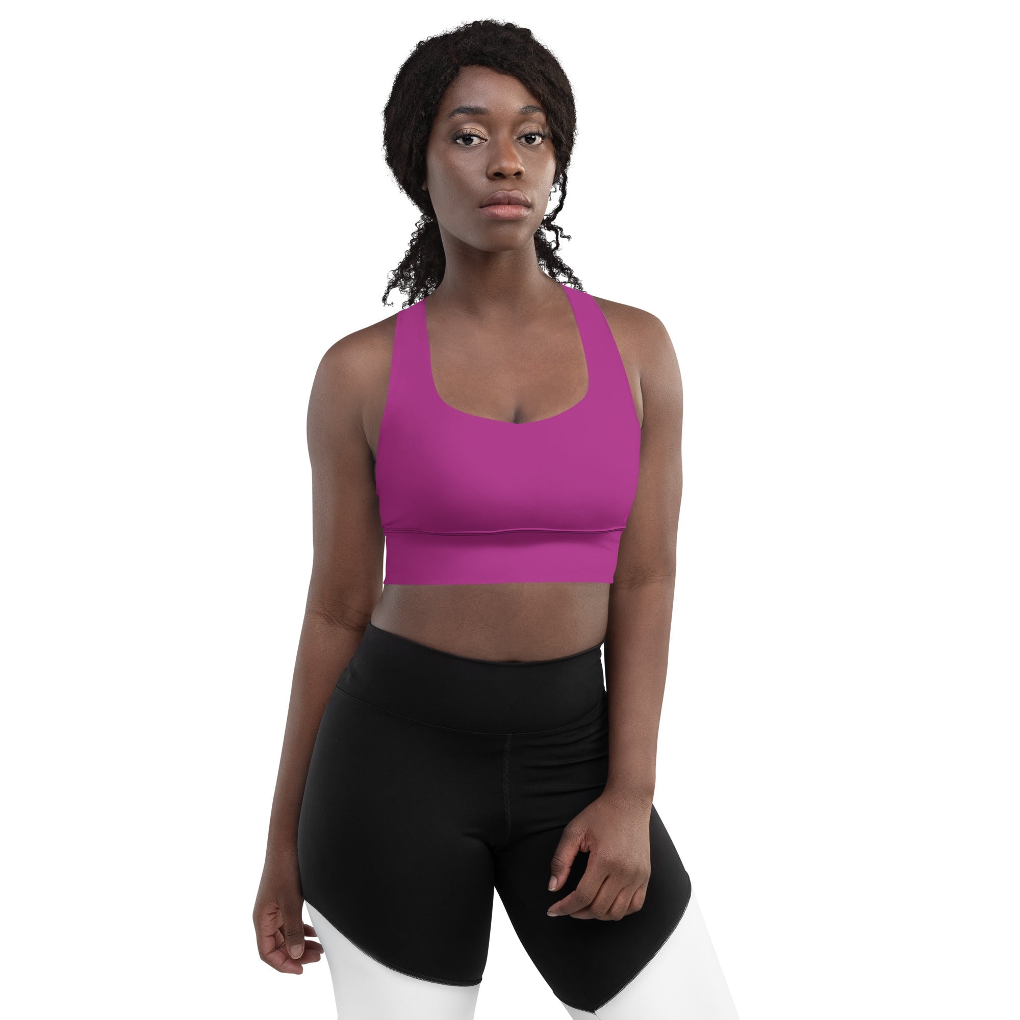 Recycled Longline Sports Bra - Divine Janisal Design