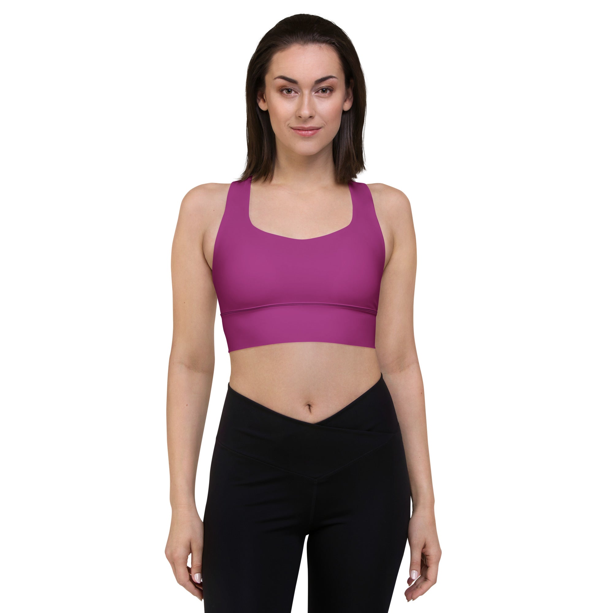 Recycled Longline Sports Bra - Divine Janisal Design