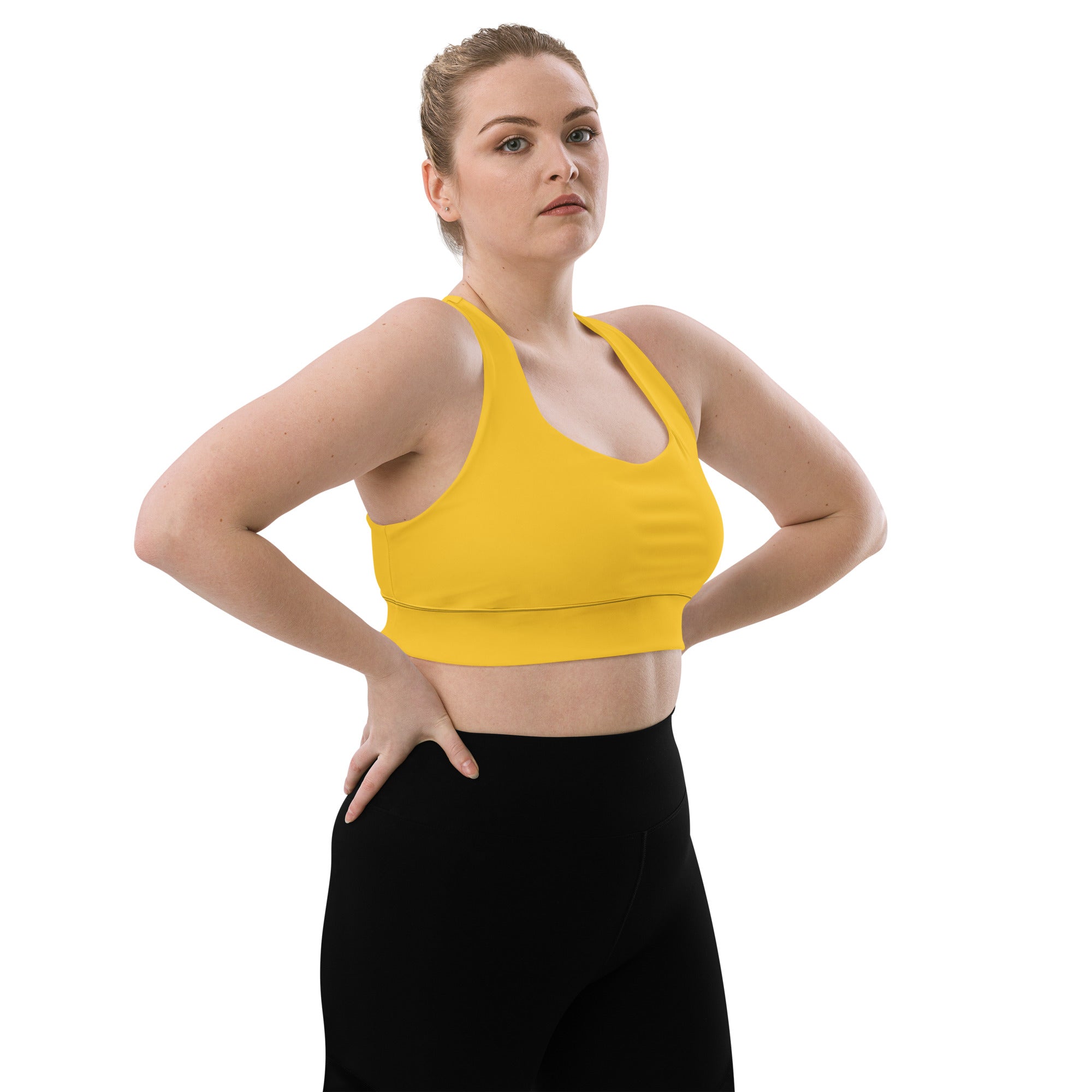 Recycled Longline Sports Bra - Divine Janisal Design