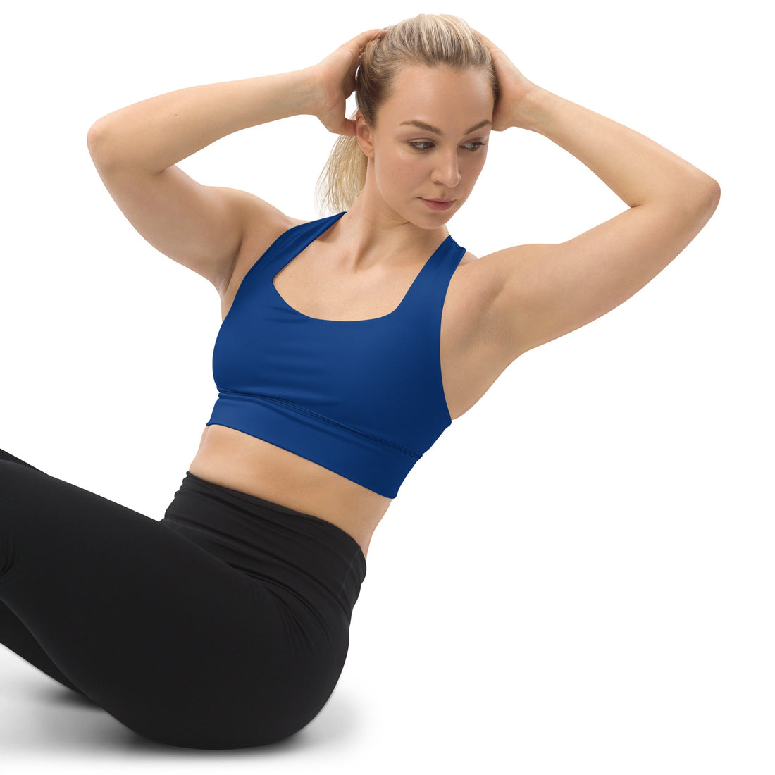 Recycled Longline Sports Bra - Divine Janisal Design