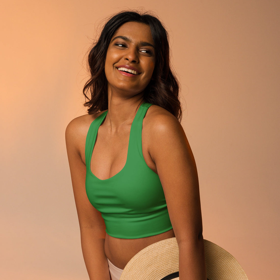 Recycled Longline Sports Bra - Divine Janisal Design