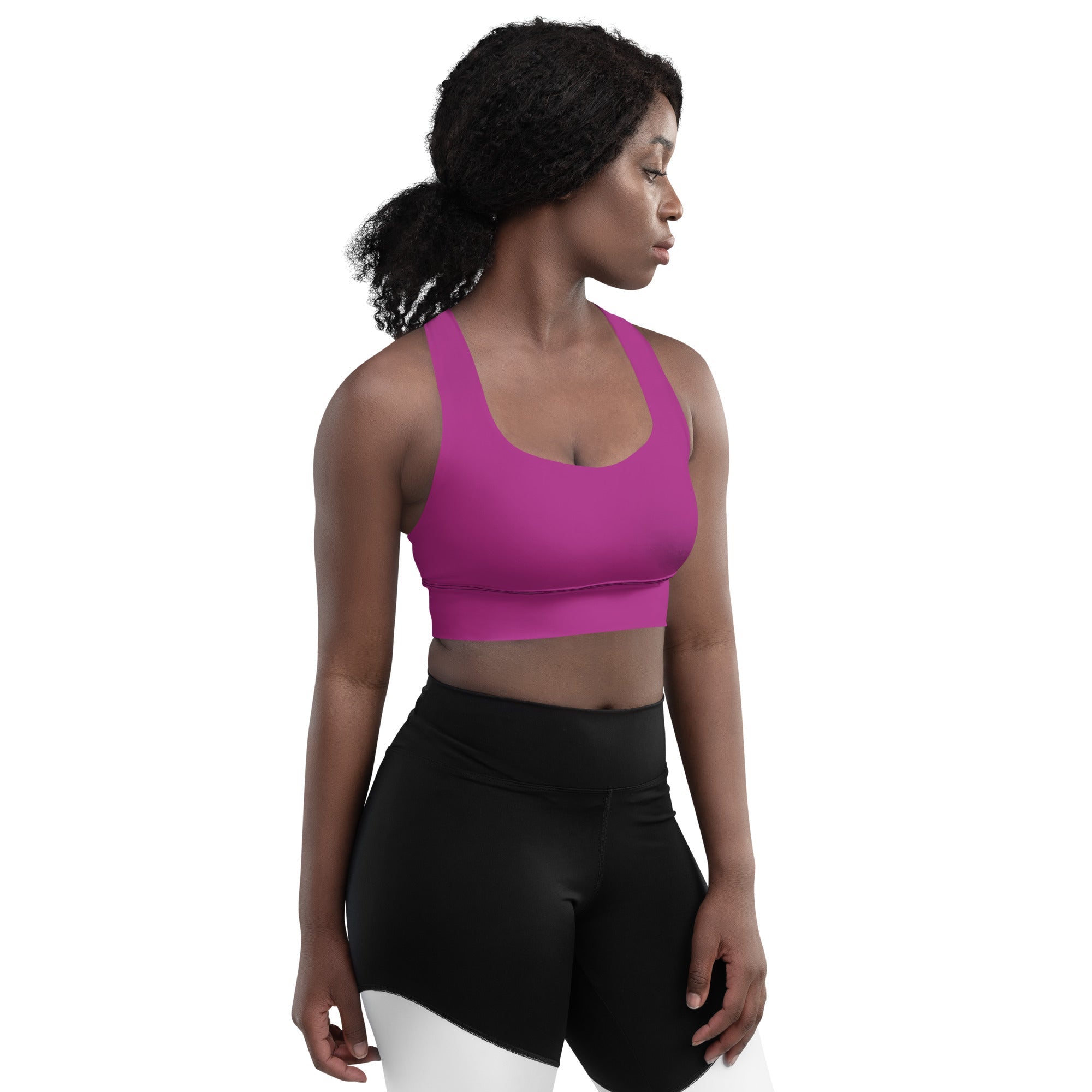 Recycled Longline Sports Bra - Divine Janisal Design