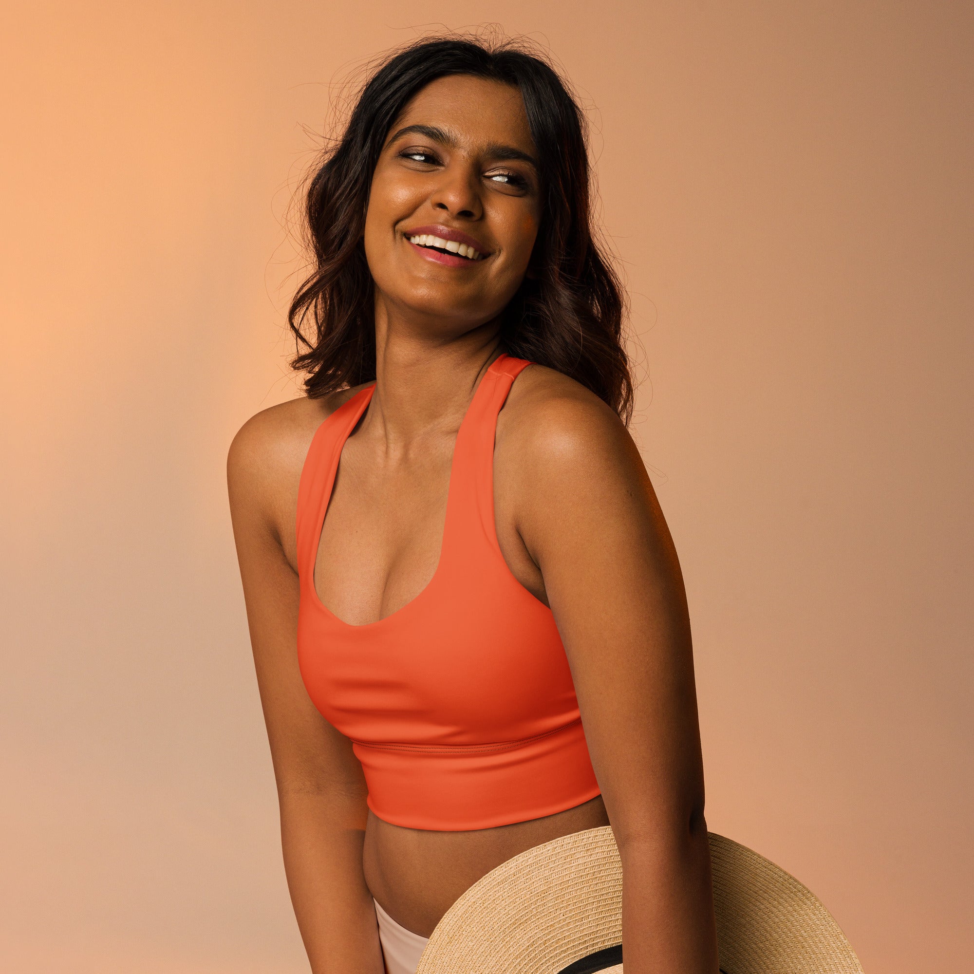 Recycled Longline Sports Bra - Divine Janisal Design