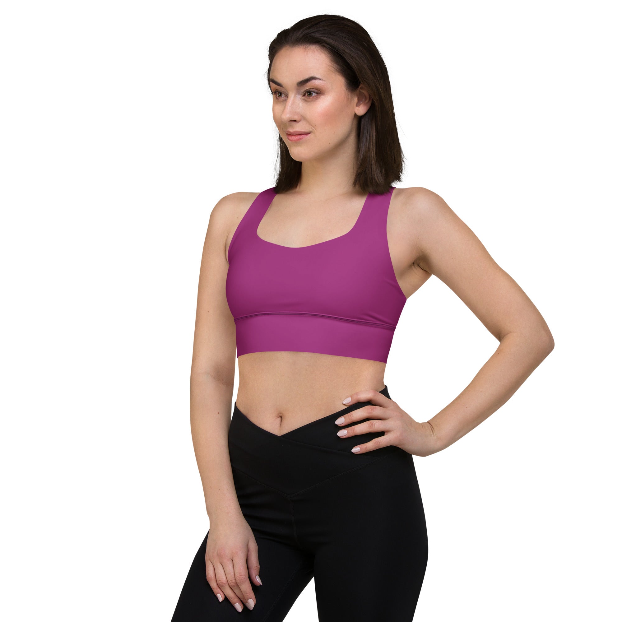 Recycled Longline Sports Bra - Divine Janisal Design