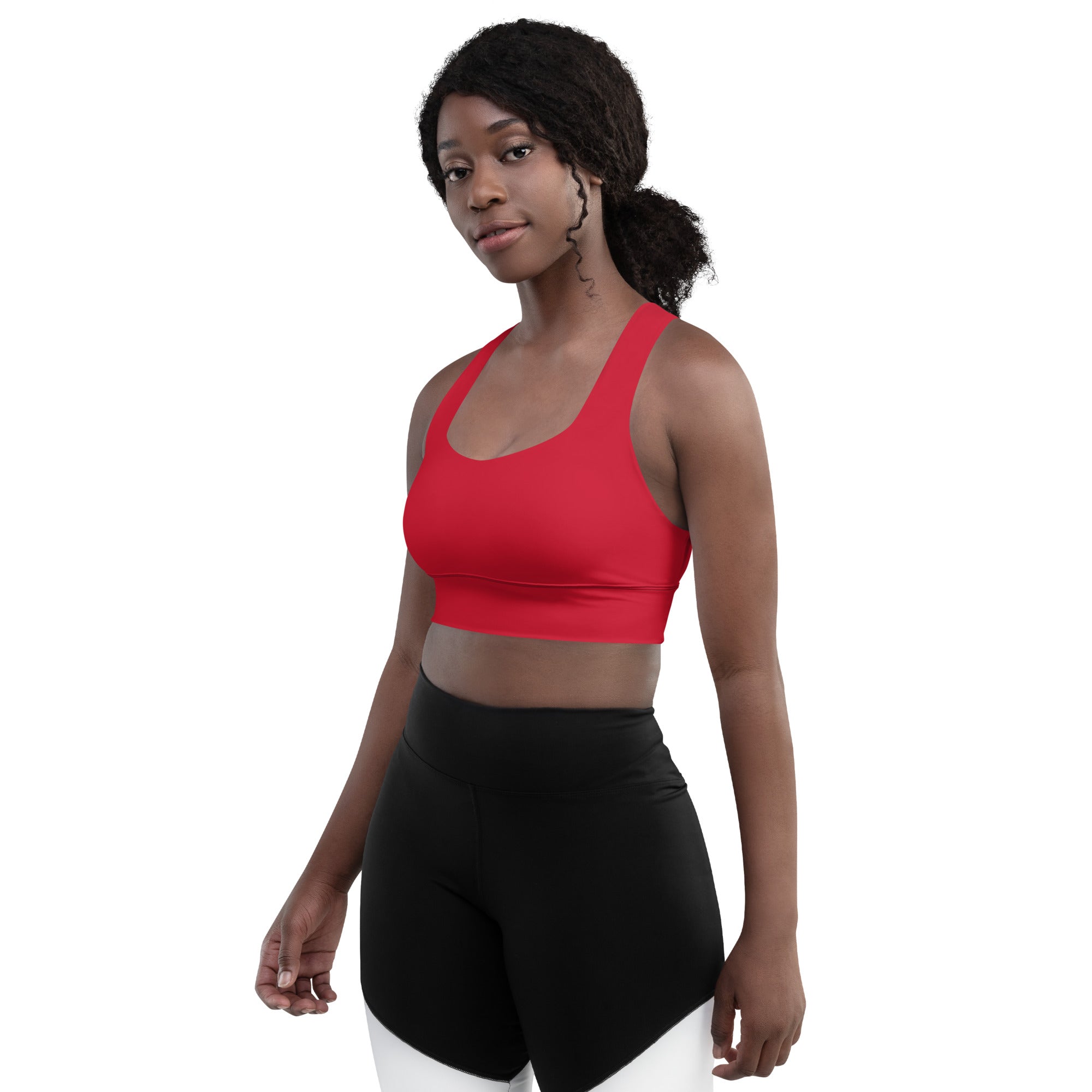 Recycled Longline Sports Bra - Divine Janisal Design