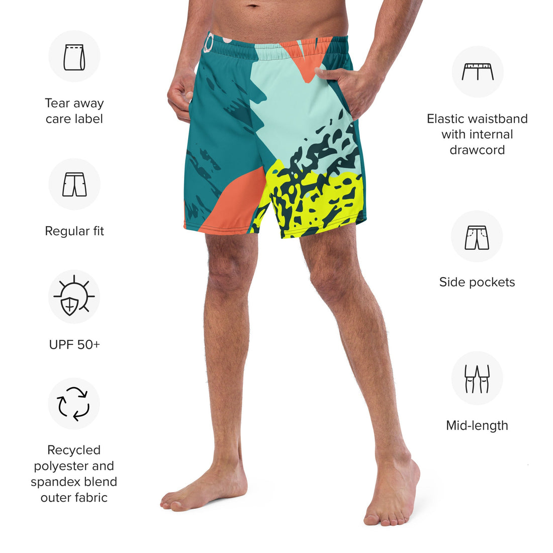 Recycled Swim Trunks - Divine Janisal Design