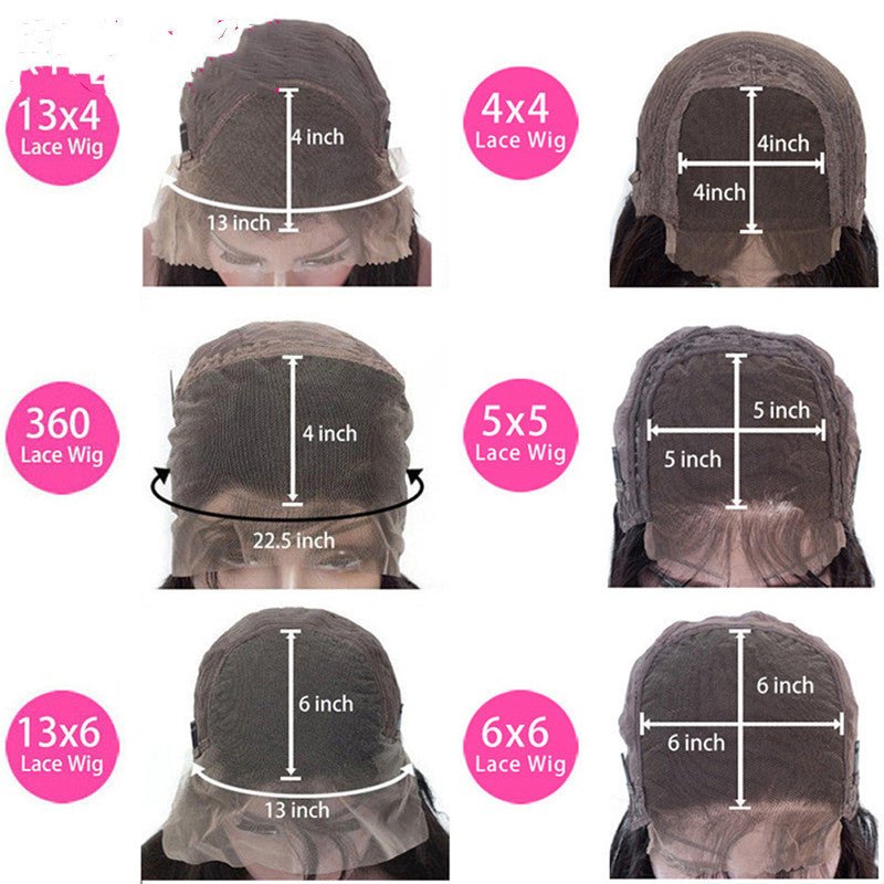 Red Deep Wave Human Hair Wig - Divine Janisal Design