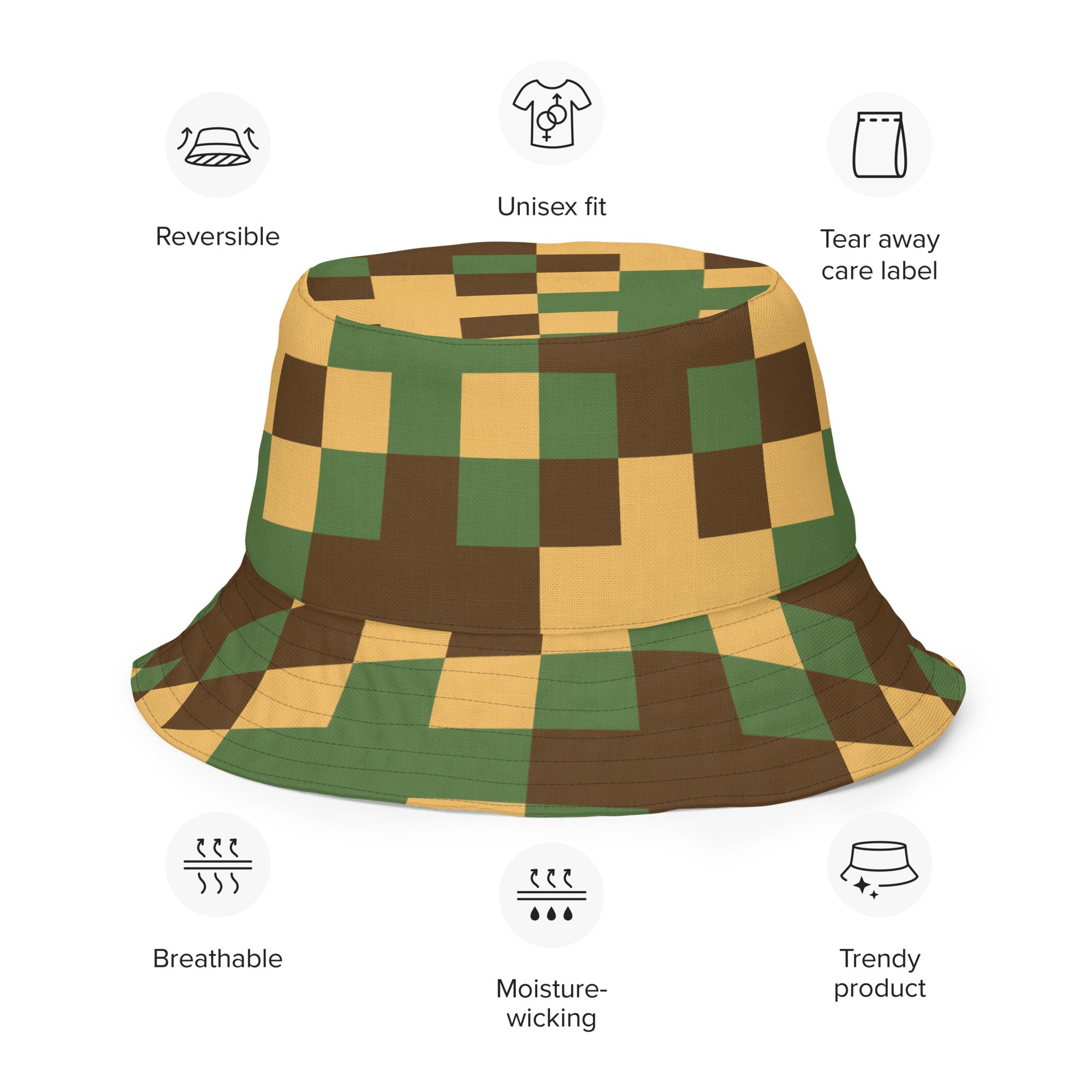 Reversible bucket hat - Divine Janisal Design