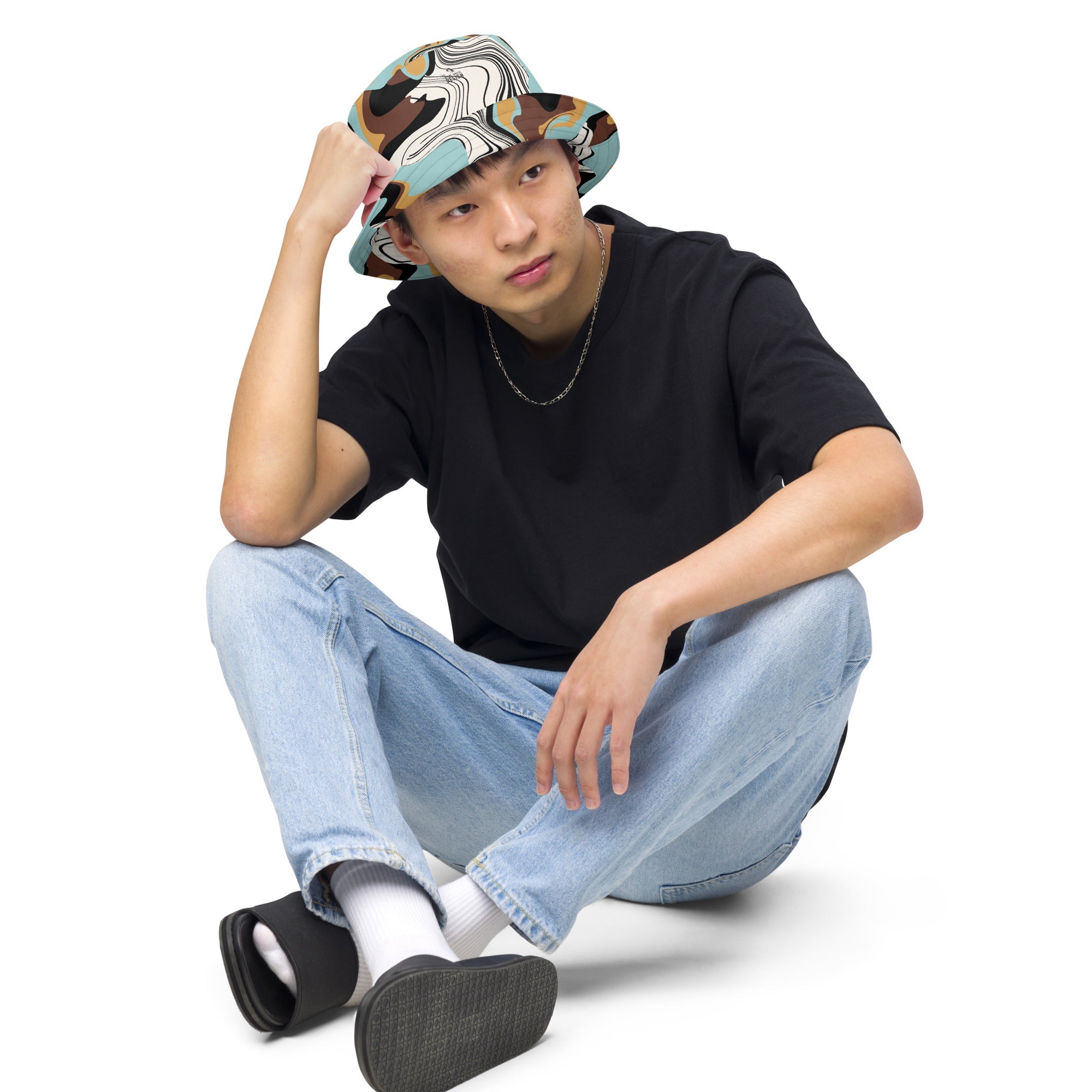 Reversible bucket hat - Divine Janisal Design