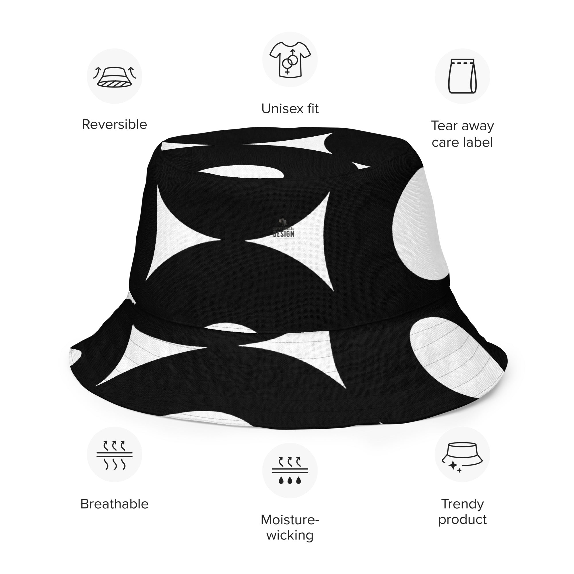 Reversible bucket hat - Divine Janisal Design